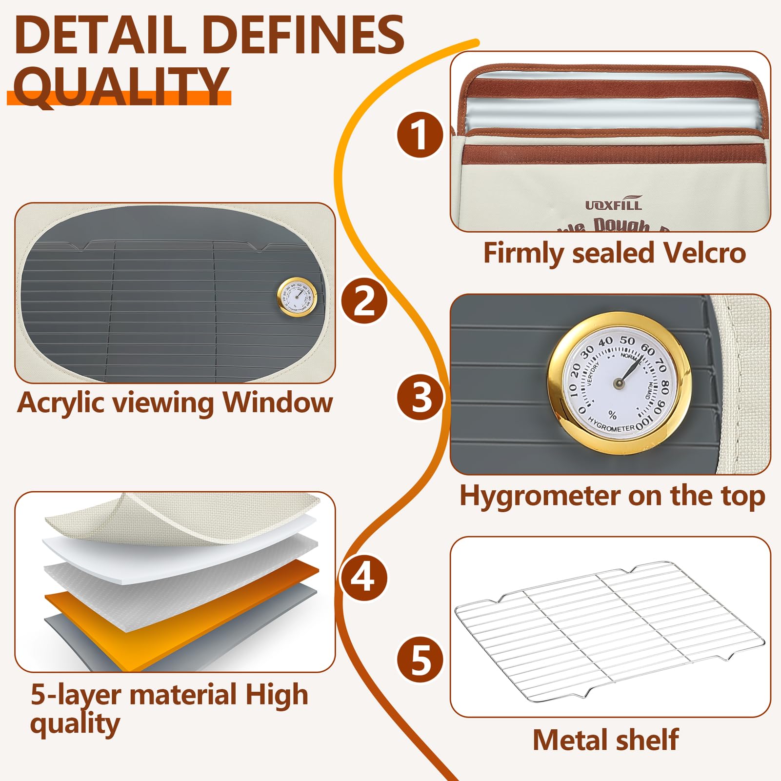 Stainless steel shelf prevents bottom overheating for even heat.