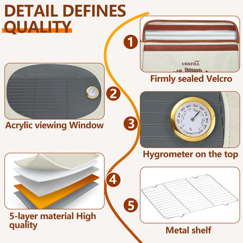 Stainless steel shelf prevents bottom overheating for even heat.