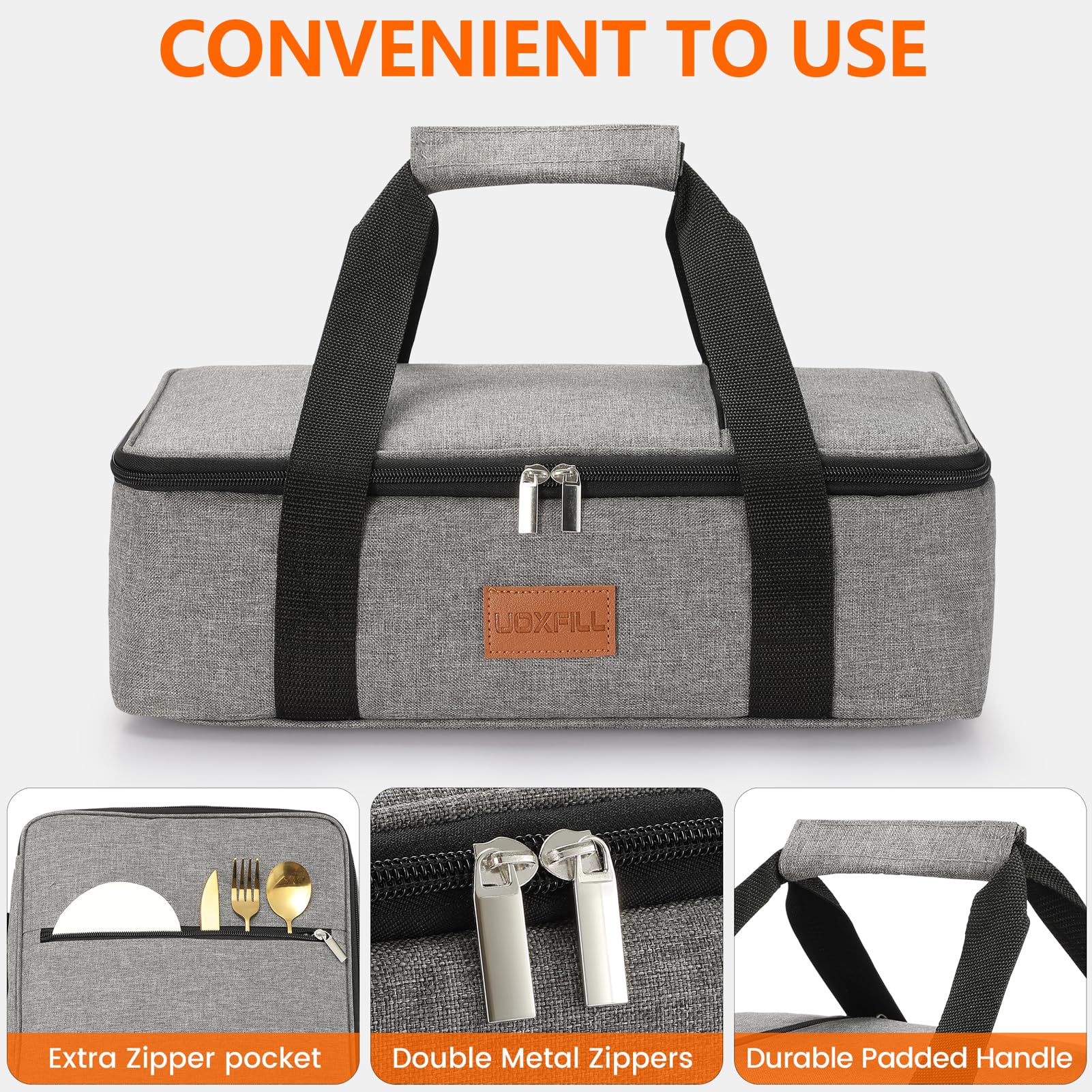 Uoxfill two-way zipper system enables flat, spill-free packing