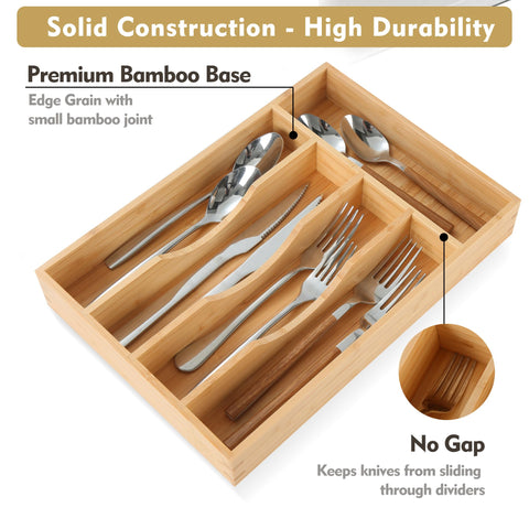 Upassion non-slip base keeps the organizer steady during use