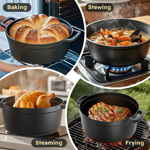 UPCERA bread baking accessories pack showcases pre-seasoned pan and tools