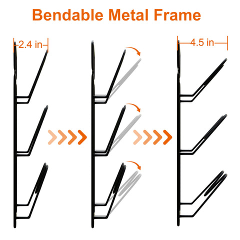 UpChoNice lid rack with adhesive installs quickly on walls for versatile storage.