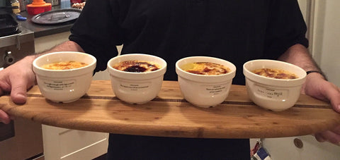 The Unemployed Philosophers Guild gift-ready box featuring the four porcelain dessert bowls