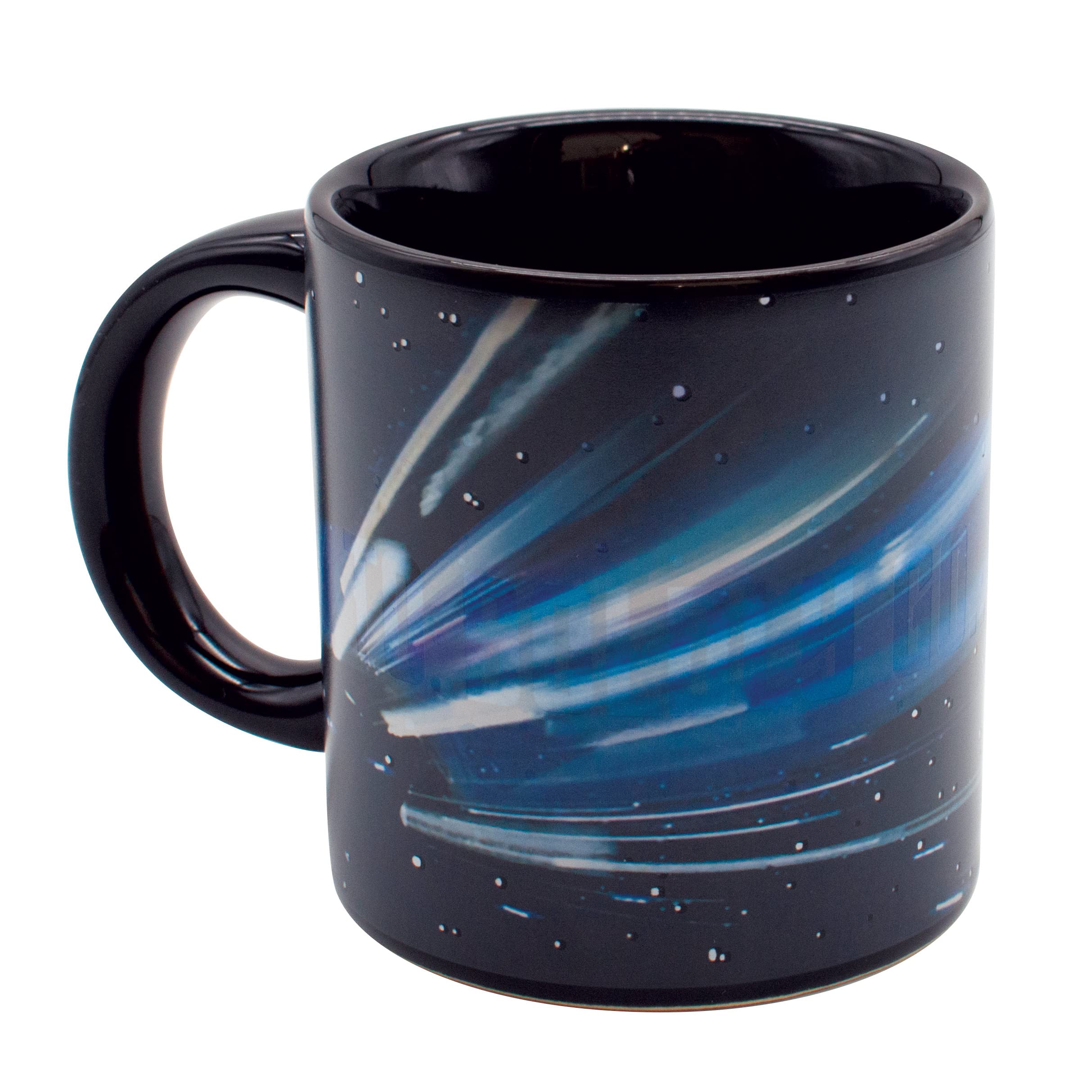 UPG Star Trek Warp Mug 12 oz ceramic with comfortable handle.