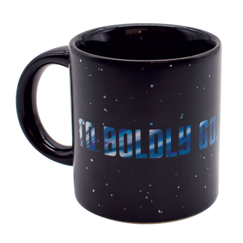 UPG Star Trek Warp Mug in gift-box packaging ready to gift.
