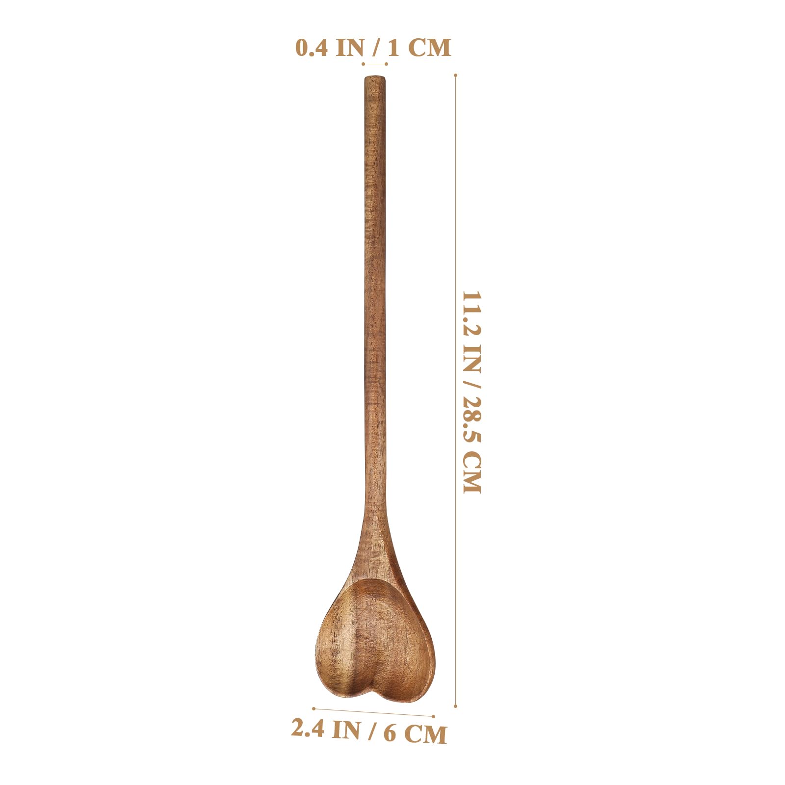 UPKOCH acacia wood spoon highlights dense grain and natural warmth.