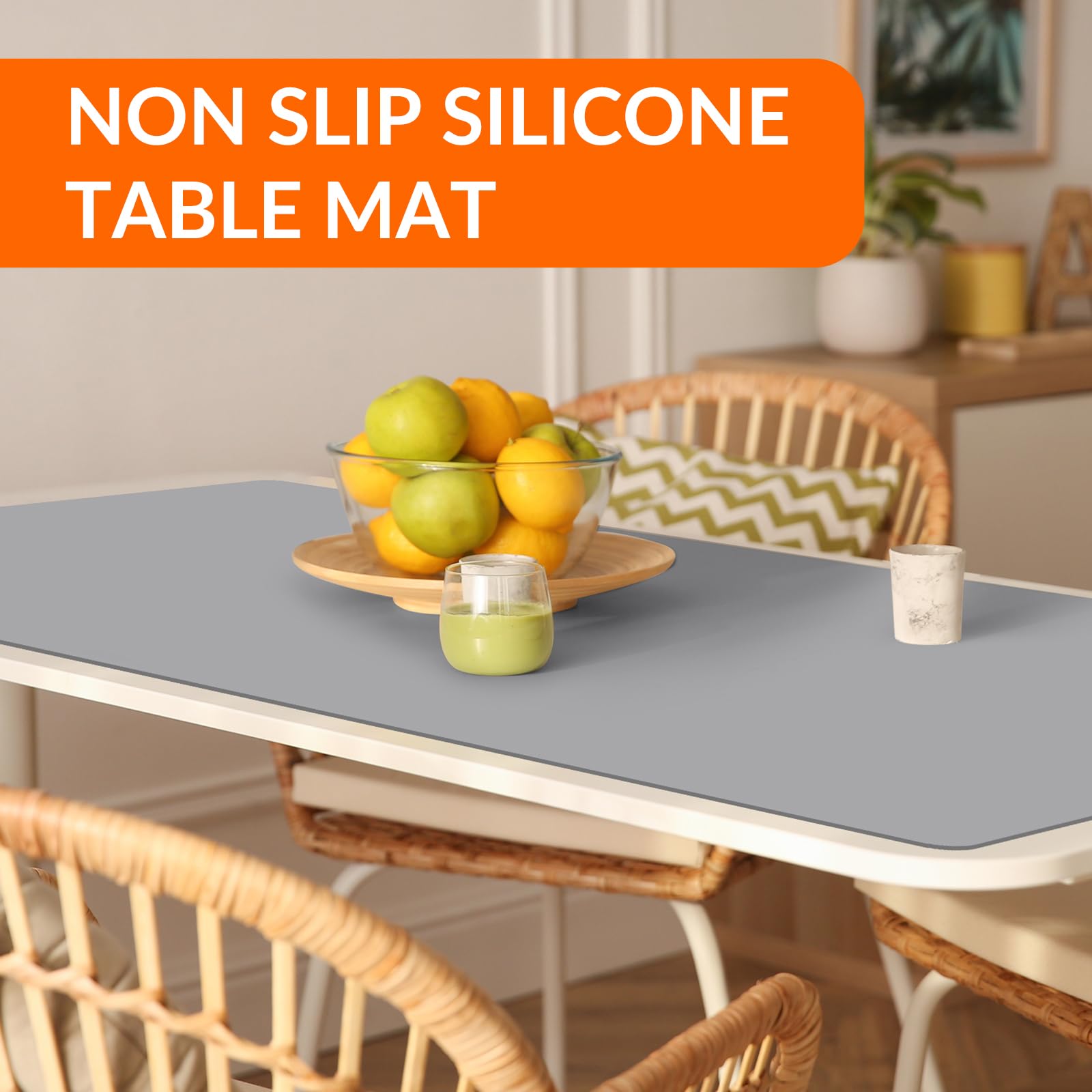 UPOGDDY waterproof, stain-resistant mat protects surfaces from spills