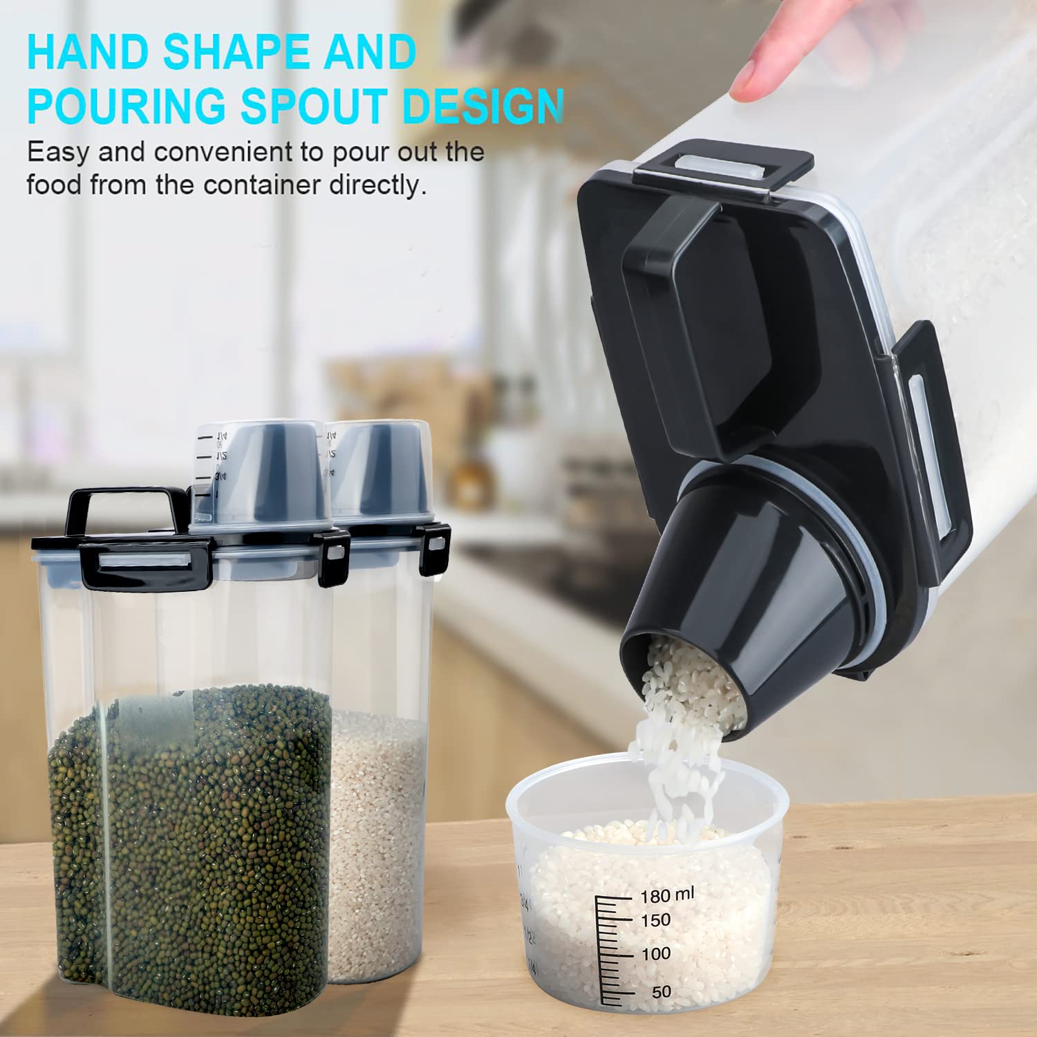 Uppetly stainless steel whisk included for quick baking prep