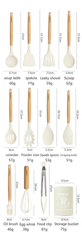 UPPREEM 12-piece set for versatile daily cooking tasks.