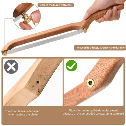 Uprichya bread knife replacement blade and screws included for easy changes