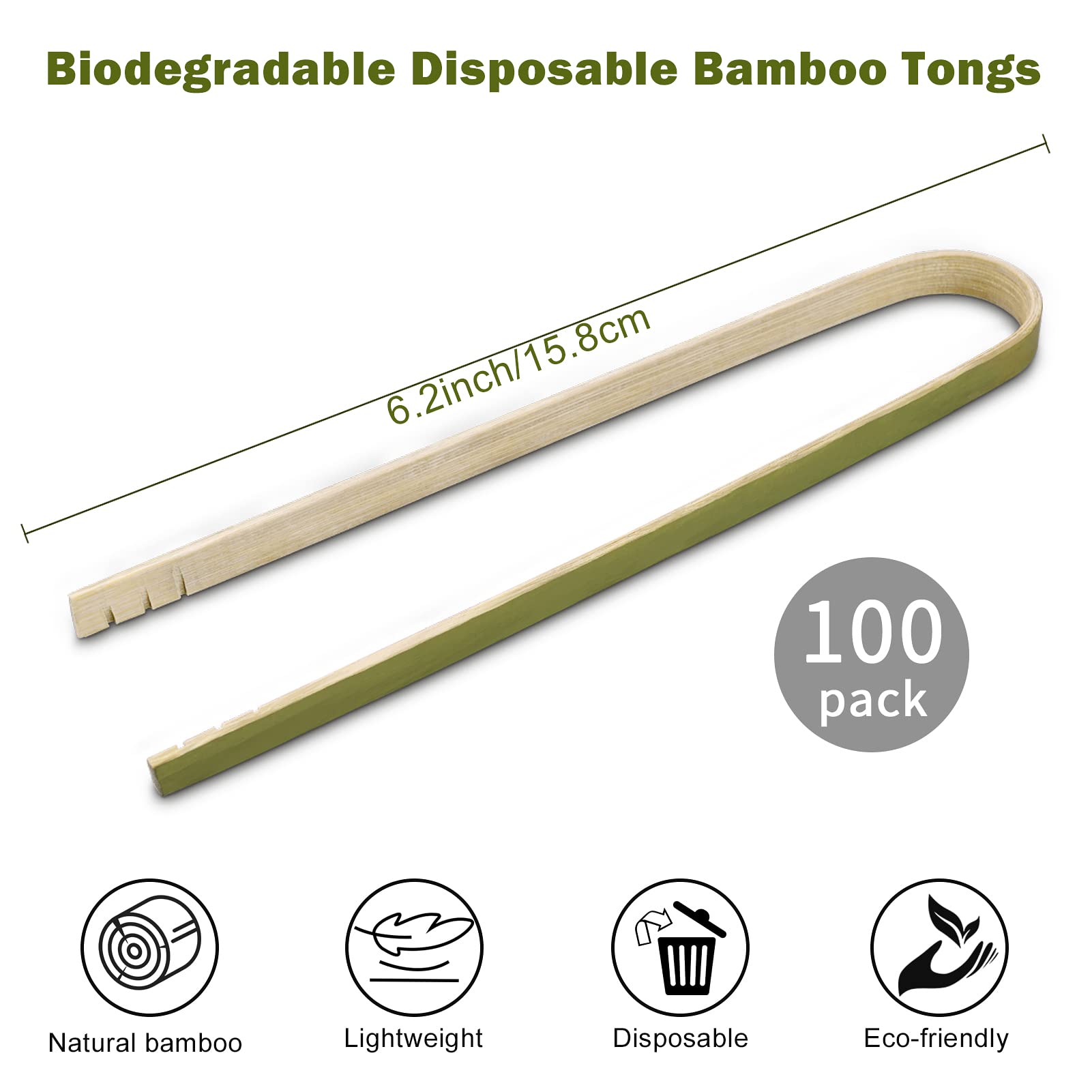 Uprony mini bamboo tongs with cheese and fruit portions