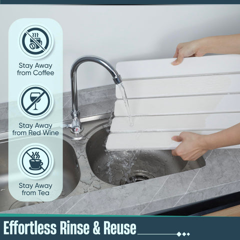 UPTIMAZ Stone Drying Mat dries dishes, bottles, and utensils efficiently.