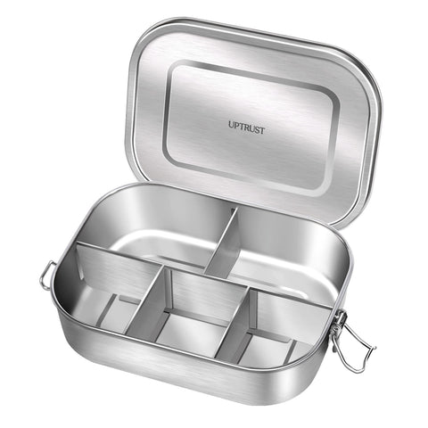 UPTRUST Bento Box with 5 compartments for organized meals on the go.