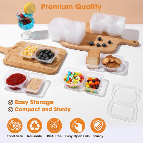 UPUNAIS portion-control snack container helps you measure snacks precisely.