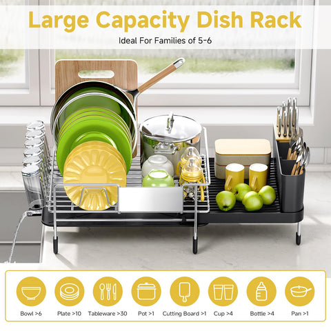 Urackify 304 stainless steel rack with brushed finish for durability and rust resistance