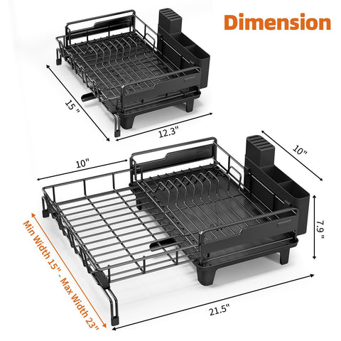 Urackify sleek black design with raised edges