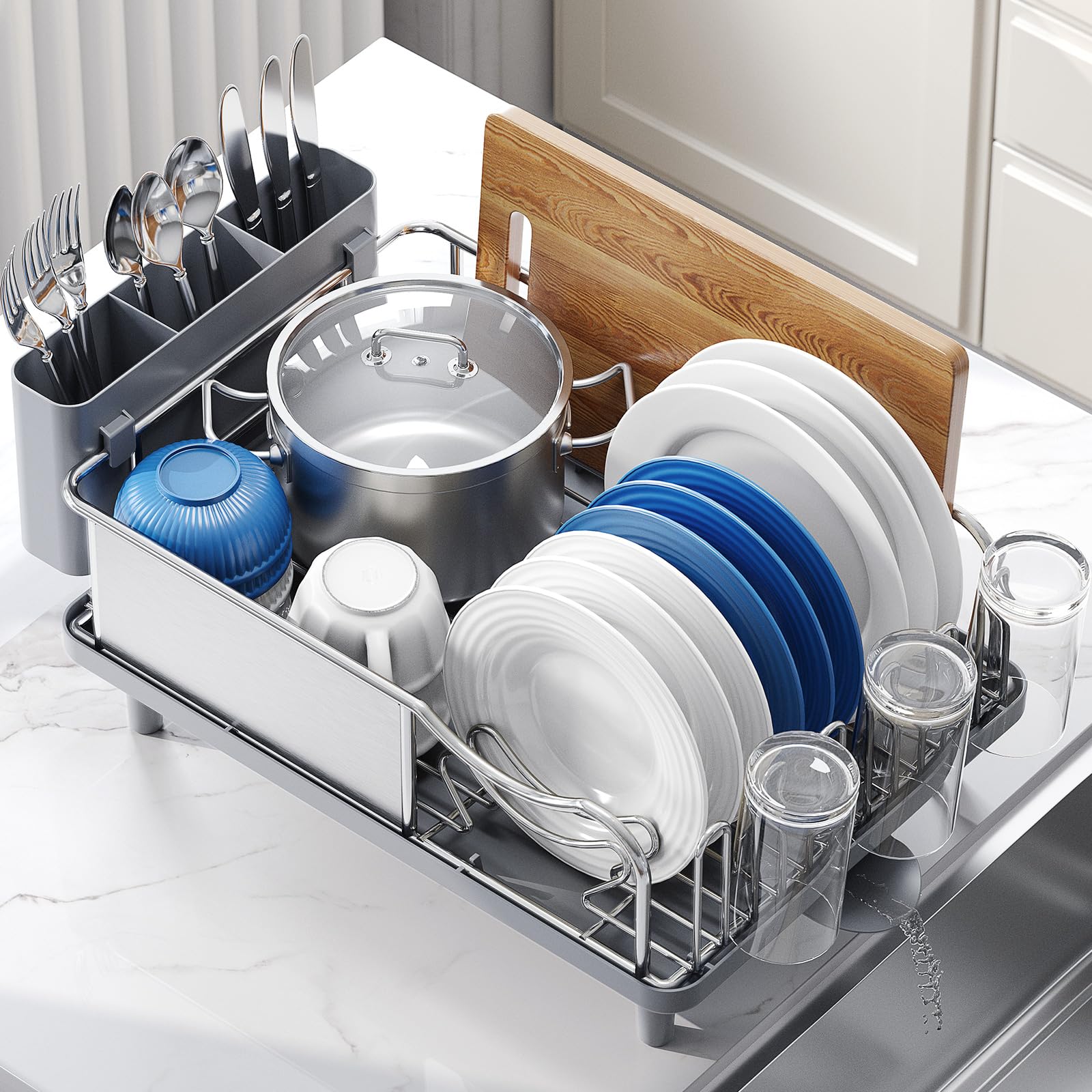 Urackify rustproof 304 stainless steel construction for daily kitchen use.