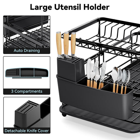 Urackify stainless steel construction resists rust for long-lasting kitchen use