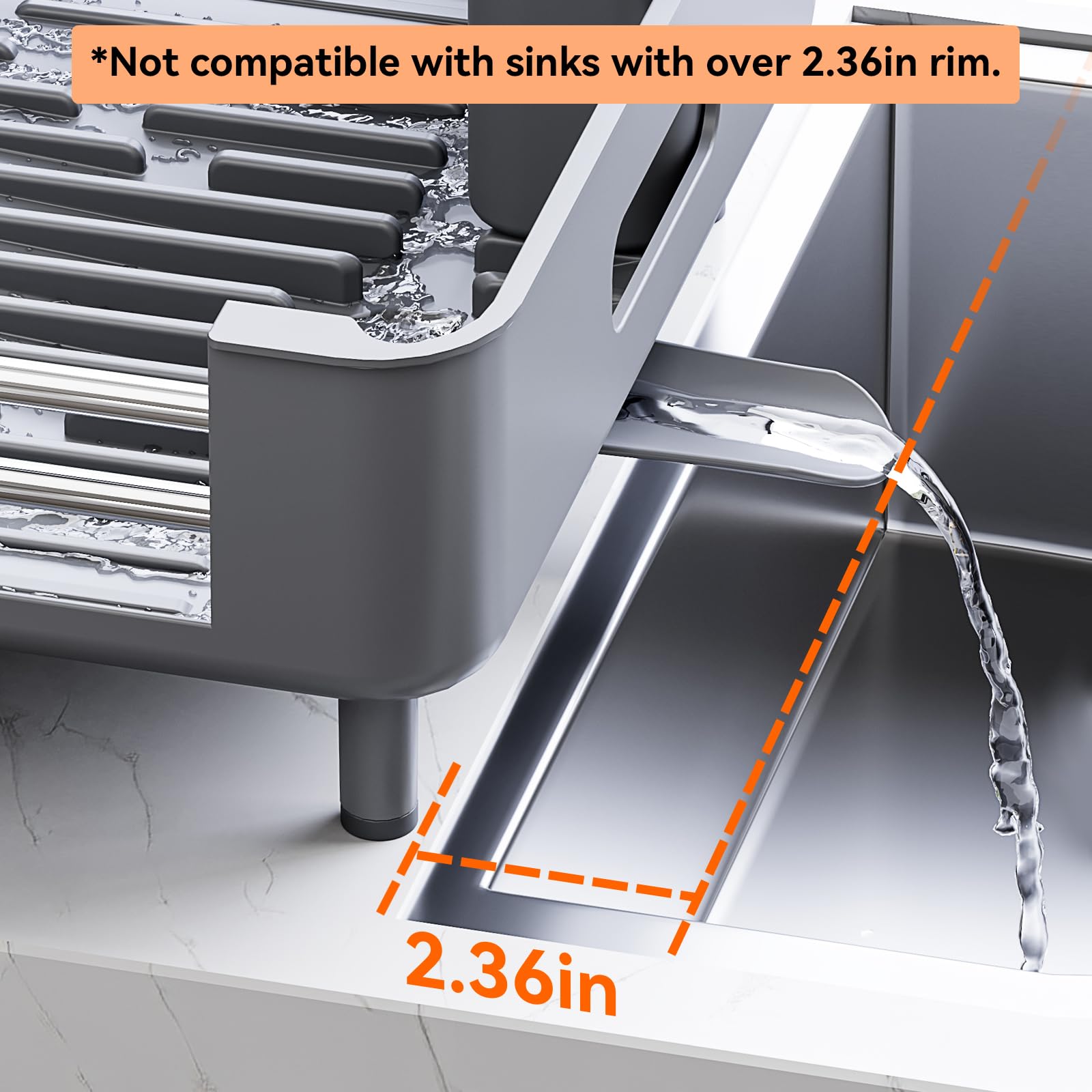 Urackify included utensil holder keeps cutlery organized during drying