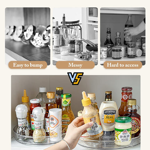 URALFA BPA-free plastic construction supports durable kitchen organization.