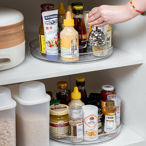 URALFA two-pack transparent design improves quick item visibility in cabinets.