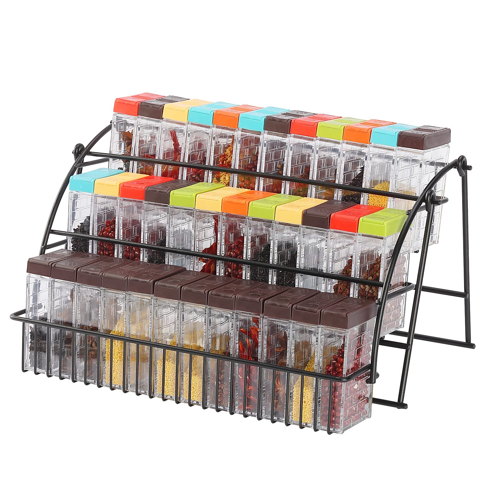 URALFA spice shaker set on tray ready for BBQ, camping, or cooking.