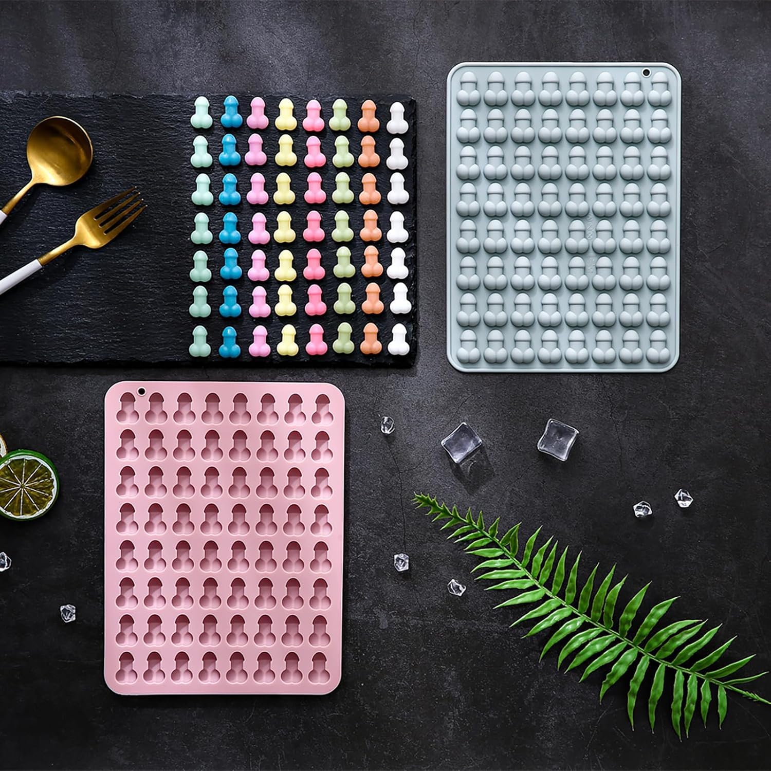UrbAmerican versatile silicone mold for chocolate, resin, and crafts.