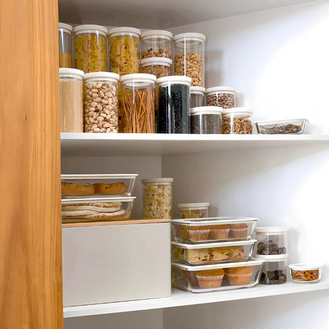 Urban Green full set on kitchen counter showing plastic-free storage solution