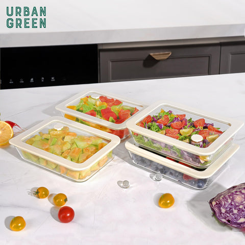 Urban Green microwave-safe lid with air vent demonstrates easy reheating