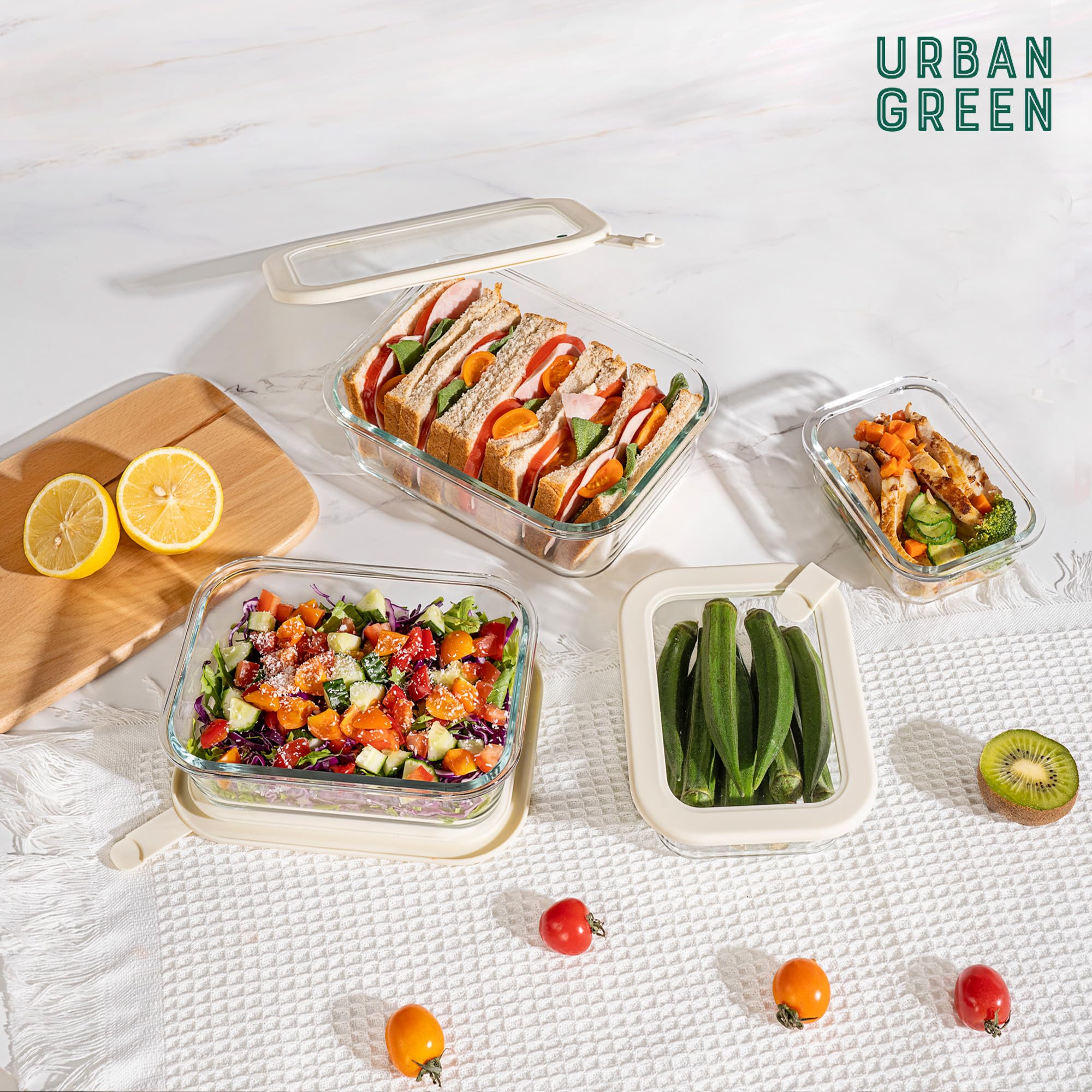 Urban Green plastic-free containers support a sustainable kitchen.