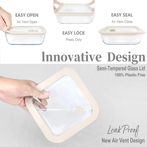 Urban Green square 39oz container highlighting plastic-free design for organized storage.