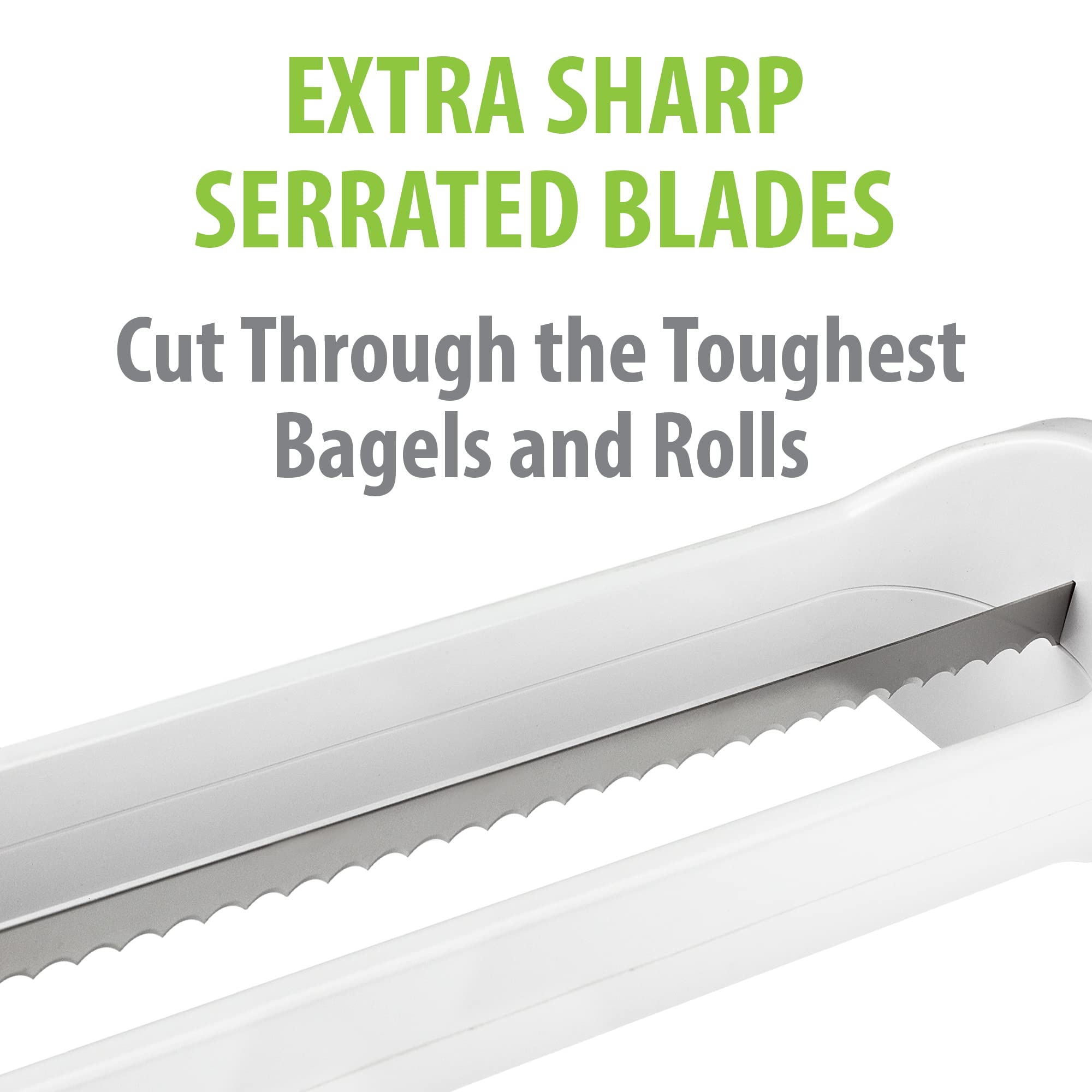 Urban Trend Hometown Bagel Knife dishwasher-safe for easy cleanup