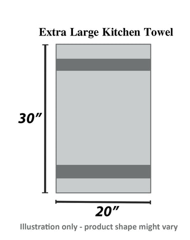 100% cotton Urban Villa towels for reusable kitchen care