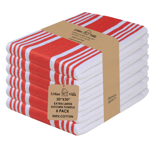 Urban Villa kitchen towels with absorbent cotton for quick dish drying