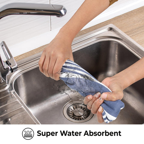 Urban Villa eco-friendly reusable towels reduce paper towel use.