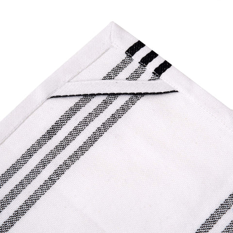 Urban Villa striped design complements modern kitchens and resists fading.