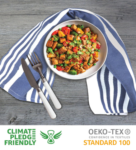 Urban Villa towels with hanging loop designed for easy air drying.
