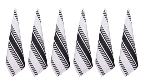 Urban Villa striped towels dry quickly after washing for ready next use.