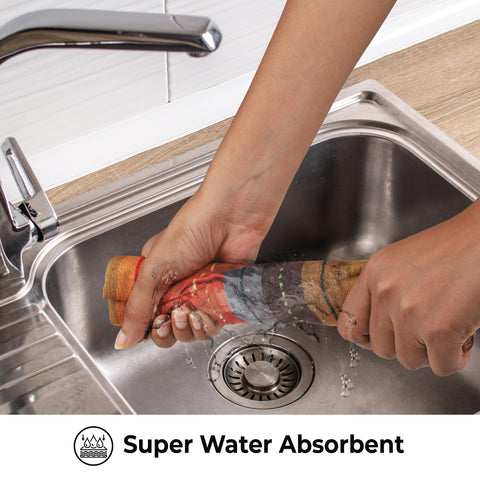 Urban Villa towels hanging loop showcased for convenient storage and quick access.