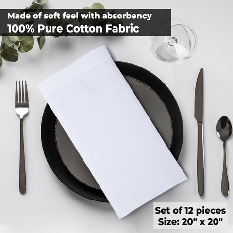 Urban Villa napkins with color options improve decor customization.