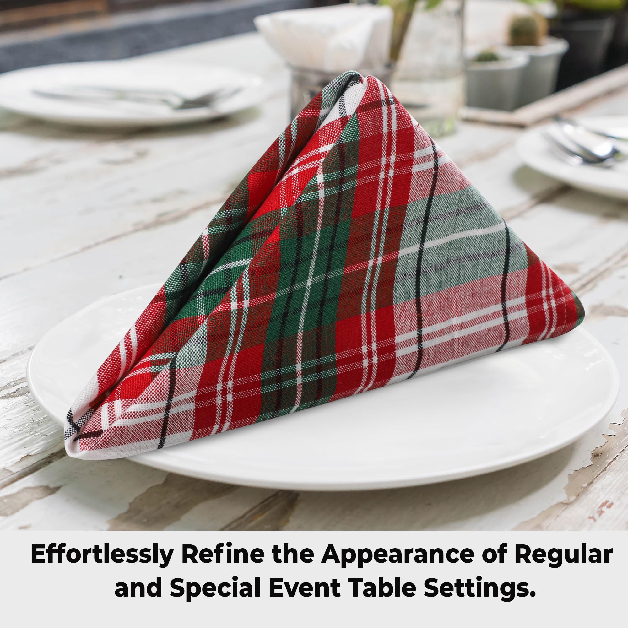 Urban Villa napkins enhance hotel-style dining at events and restaurants