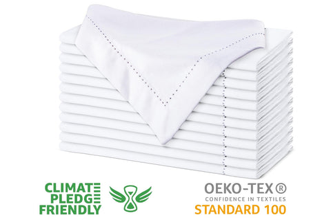 Urban Villa napkins are durable and machine washable for busy dining.