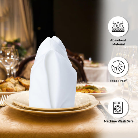Urban Villa soft cotton napkins with a gentle touch.