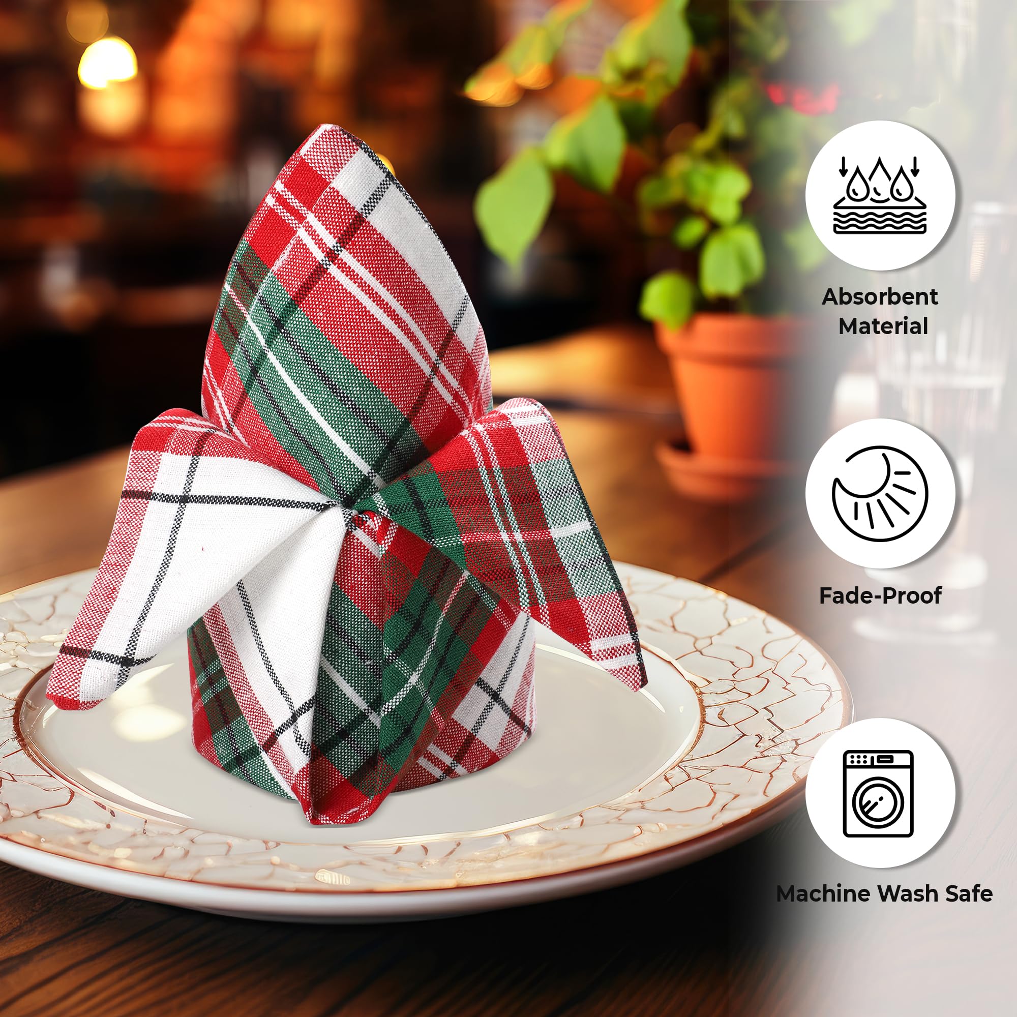 Urban Villa cotton napkins feel soft and skin-friendly close-up