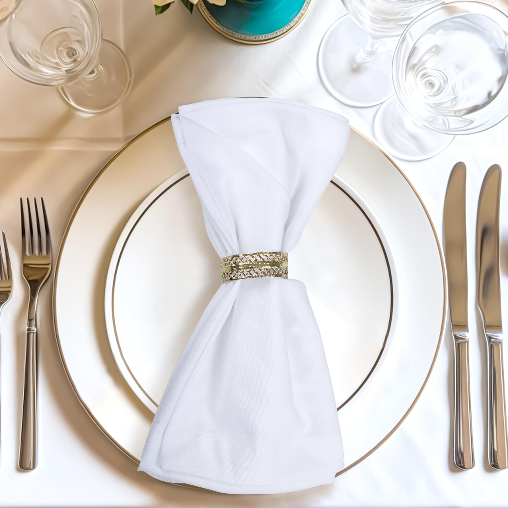 Urban Villa napkins are machine washable for easy home care.