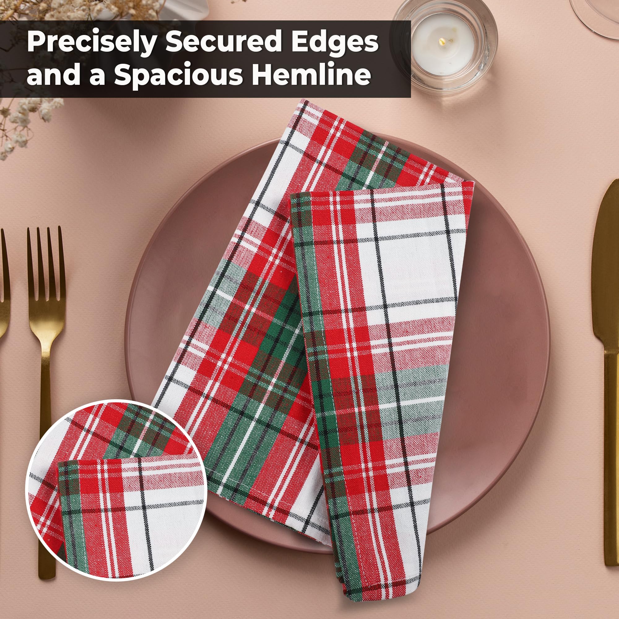 Urban Villa cotton napkins wrap utensils for stylish table presentations