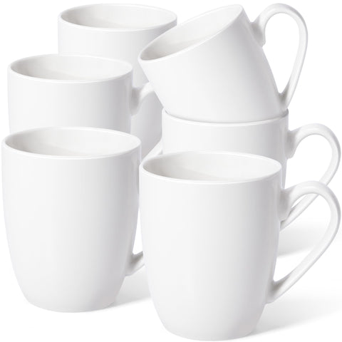 Urbanstrive 16oz coffee mugs set of 6, durable stoneware for everyday use.