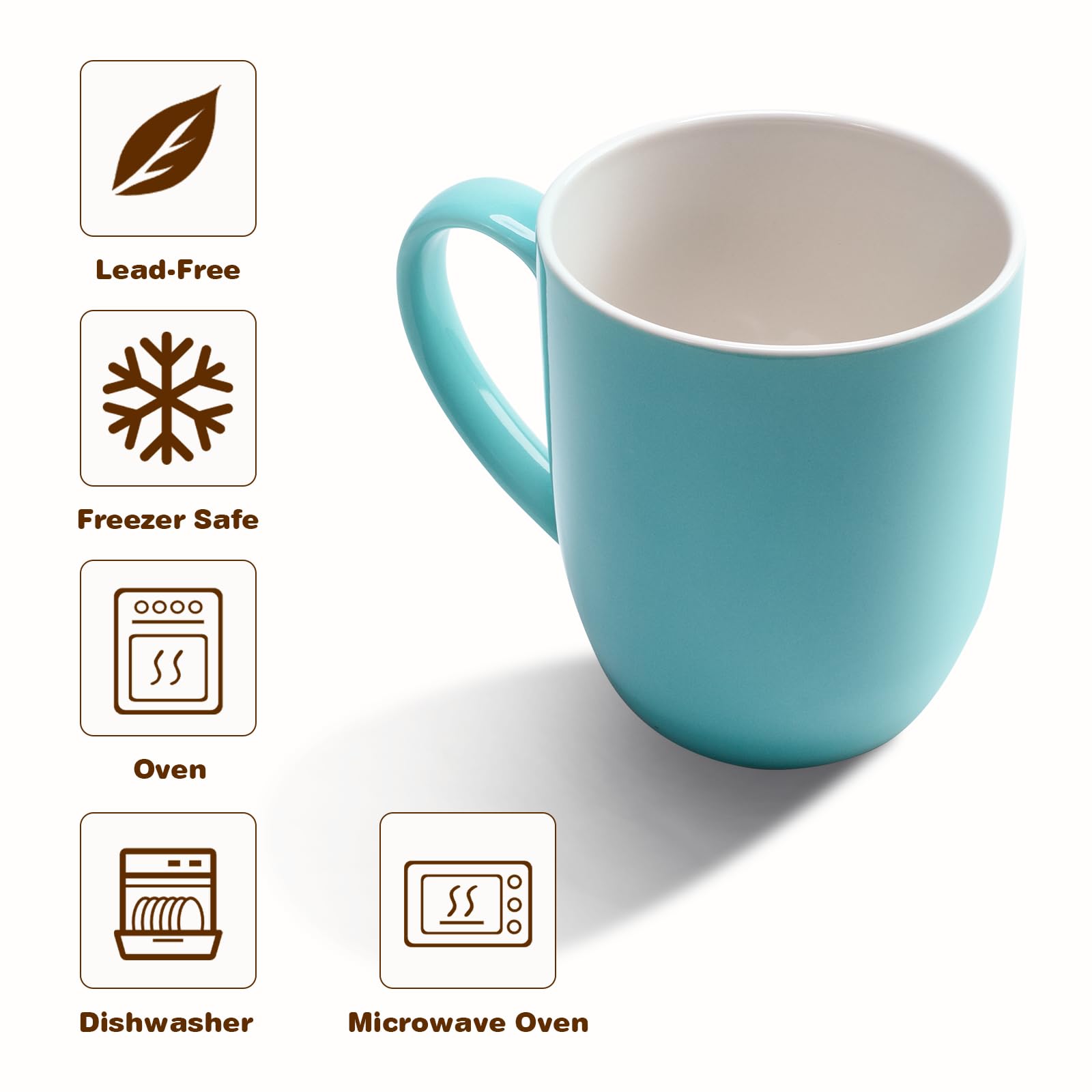 Urbanstrive stoneware mug with durable glaze and textured surface for long use.