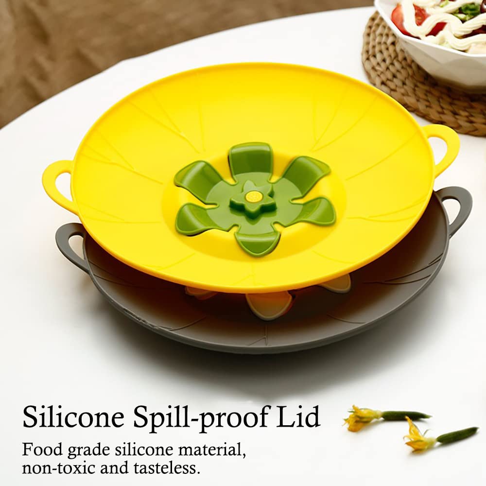 URMONA lids prevent spills and boil-overs during cooking.