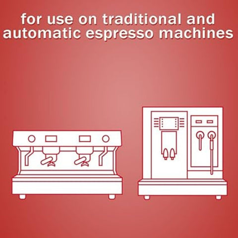 Urnex Cafiza cleans head, valves, and lines in commercial espresso machines.
